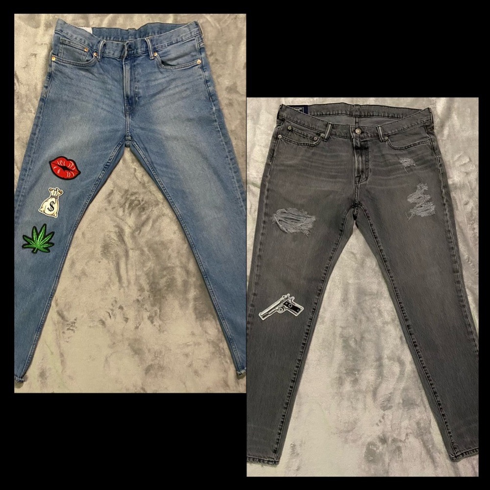Mens custom jeans